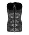 Moncler Sleeveless Down Jacket In Black