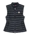Moncler Sleeveless Down Jacket In Blue