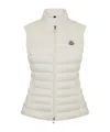 Moncler Sleeveless Down Jacket In White