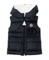 Moncler Sleeveless Down Vest In Blue