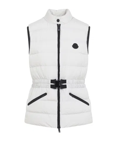 Moncler Sleeveless Down Vest In White