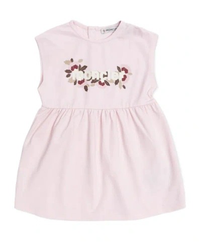Moncler Sleeveless Dress In Pink
