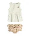Moncler Sleeveless Dress In White