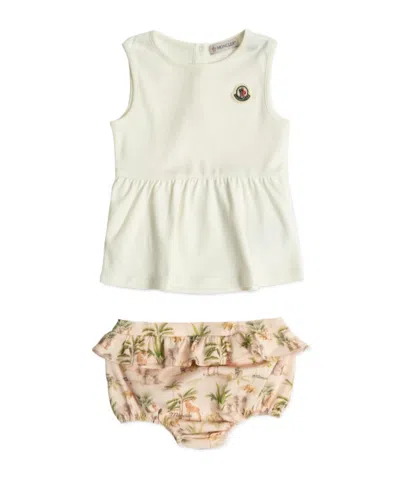 Moncler Sleeveless Dress In White