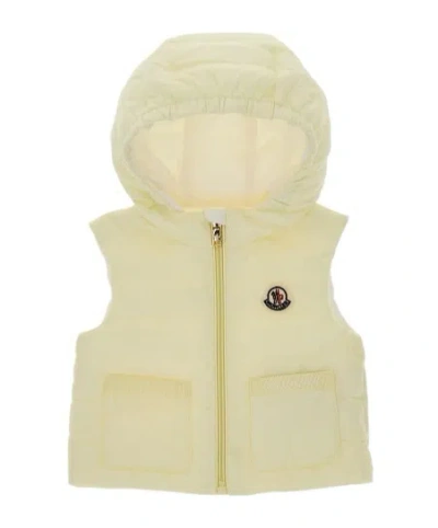 Moncler Sleeveless Hooded Jacket In Multi