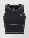 Moncler Grenoble Black Polyamide Elastane Top