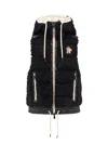Moncler Sleeveless Padded Jacket In Black
