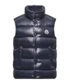 Moncler Sleeveless Puffer Jacket In Blue