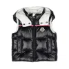 Moncler Sleeveless Puffer Jacket In Blue