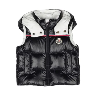 Moncler Sleeveless Puffer Jacket In Blue
