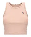 Moncler Sleeveless Round Neck Top With Contrast Stitching