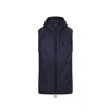 Moncler Moretan Zip-up Vest In Blue