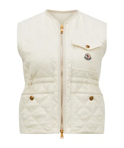MONCLER MONCLER VIGNY DIAMOND-QUILTED PADDED GILET