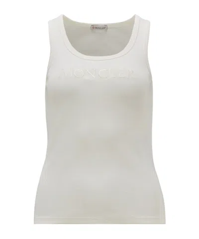 Moncler Sleeveless Vest In White