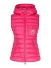 MONCLER SLEEVELESS WAISTCOAT WITH HOOD