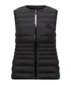 Moncler Irigny Down Vest In Black