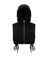 Moncler X Willow Smith Alexi Hooded Down Vest Black In Black