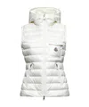 Moncler Sleevless Down Vest In White