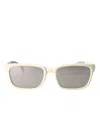 Moncler Eyewear Rectangular Frame Sunglasses In Neutral