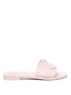 Moncler Mon Rubber Slides In Pink