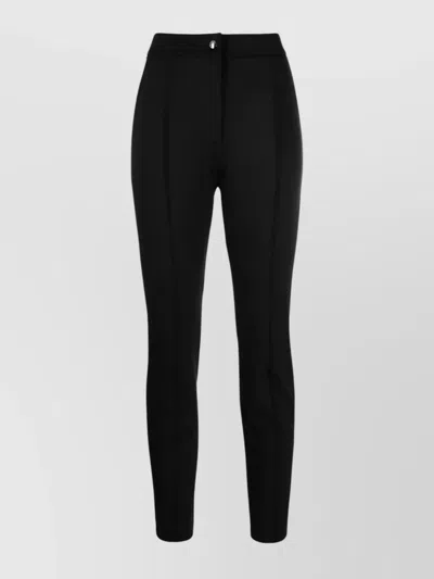 MONCLER SLIM FIT STRETCH FABRIC TROUSERS WITH BELT LOOPS AND SIDE POCKETS