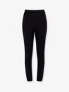 Moncler Women's Gabardine Trousers In Black