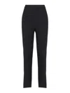 Moncler Slim Fit Trousers In Black