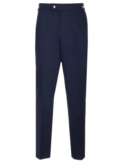 Moncler Slim Fit Trousers In Blue