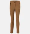 Moncler Slim Ski Pants In Neutral