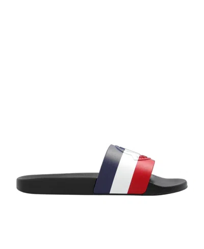 MONCLER MONCLER BASILE LOGO EMBOSSED SLIDES