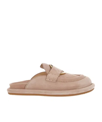 Moncler Slip-on Logo Engraved Mules