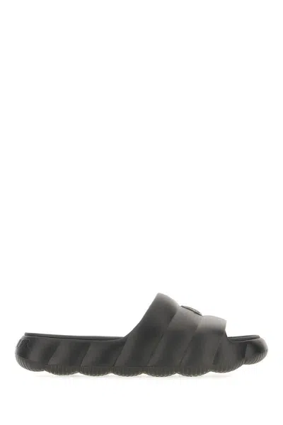 Moncler Slippers In Black