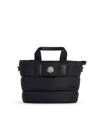 Moncler Small 'caradoc' Black Nylon Bag