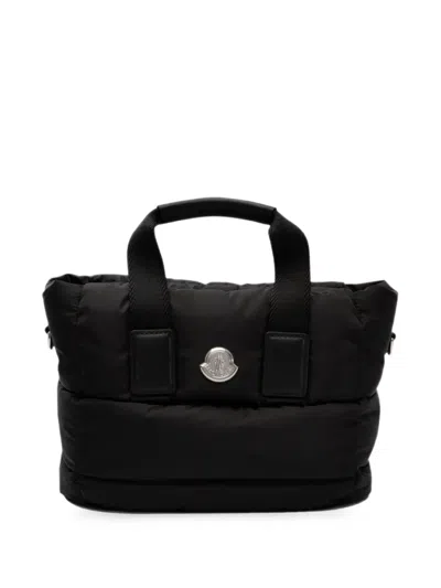 Moncler Small Caradoc Padded Tote Bag In Pink