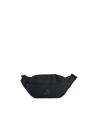 Moncler Small 'durance' Black Nylon Waist Bag