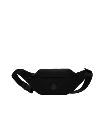 Moncler Small Durance Logo Waist Pack In Black