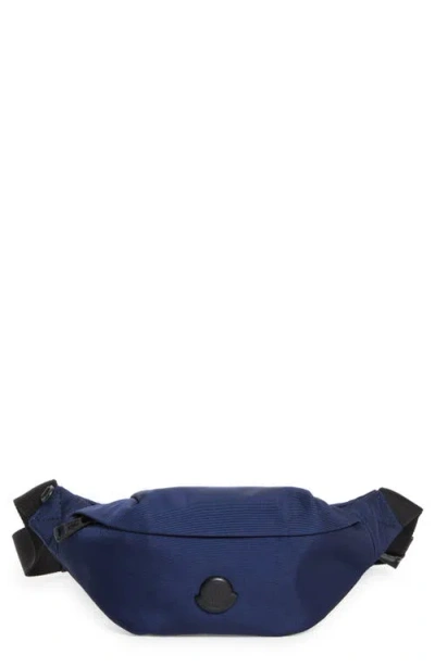 Moncler Small Durance Water Repellent Belt Bag In Blue