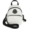 Moncler Small Kilia Quilted Nylon Crossbody Bag In Natural