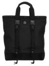 Moncler Tech Tote Small In Black