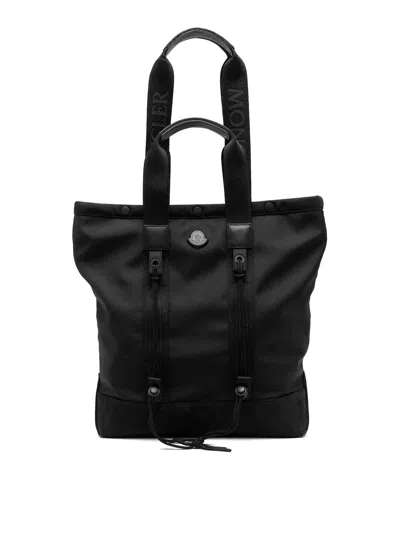 MONCLER SMALL TECH WATER-REPELLENT TOTE BAG