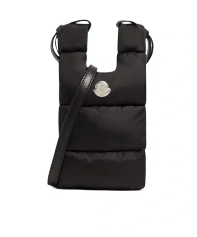 Moncler Small Waterproof Crossbody Bag In Black