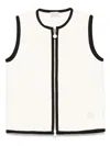 Moncler Smanicato Gilet In Neutrals