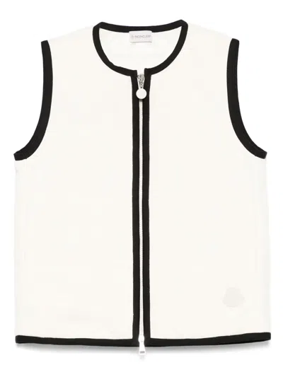 Moncler Smanicato Gilet In Neutrals