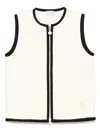Moncler Smanicato Gilet In Neutrals