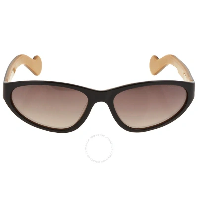 Moncler Smoke Gradient Mask Ladies Sunglasses Ml0115 05b 59 In Black