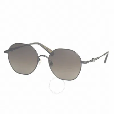 Moncler Smoke Gradient Oval Unisex Sunglasses Ml0231-k 01b 56 In Black