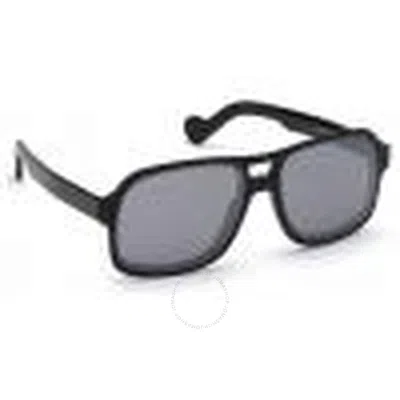 Moncler Smoke Navigator Men's Sunglasses Ml0170 01a 59 In Black