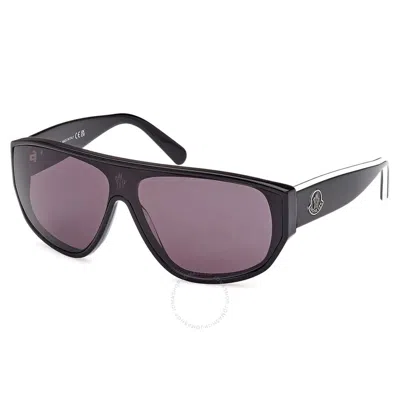 Moncler Smoke Shield Unisex Sunglasses Ml0260 01a 00 In Black