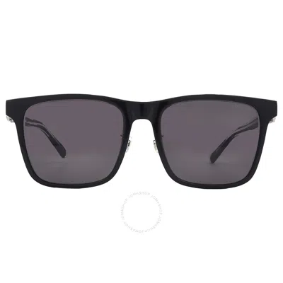 Moncler Smoke Square Men's Sunglasses Ml0273-k 01a 57 In Black