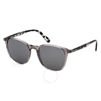 Moncler Smoke Square Unisex Sunglasses Ml0189-f 01a 54 In Gray